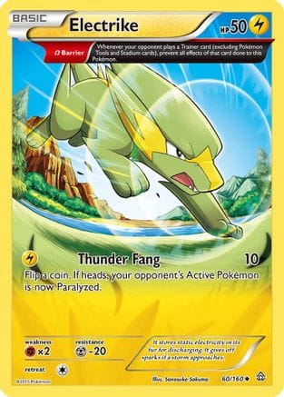 'Pokemon - 'Electrike (Omega) 060/160  XY  Primal Clash - Uncommon