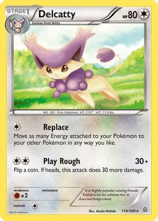 'Pokemon - 'Delcatty 114  XY  Primal Clash - Rare