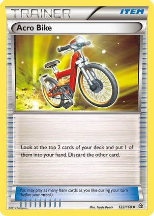 'Pokemon - 'Acro Bike 122/160  XY  Primal Clash - Uncommon