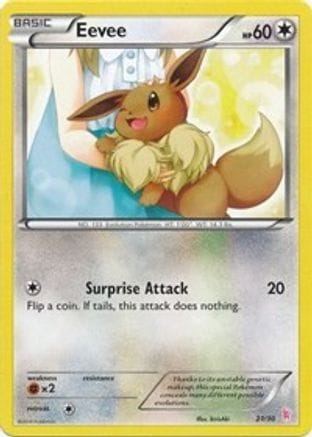 'Pokemon - 'Eevee (13) 013  XY Trainer Kit Sylveon & Noivern - Common