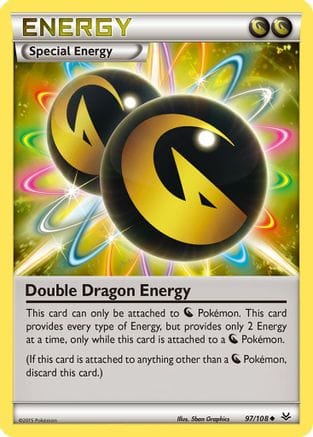 'Pokemon - 'Double Dragon Energy 097/108  XY  Roaring Skies - Uncommon