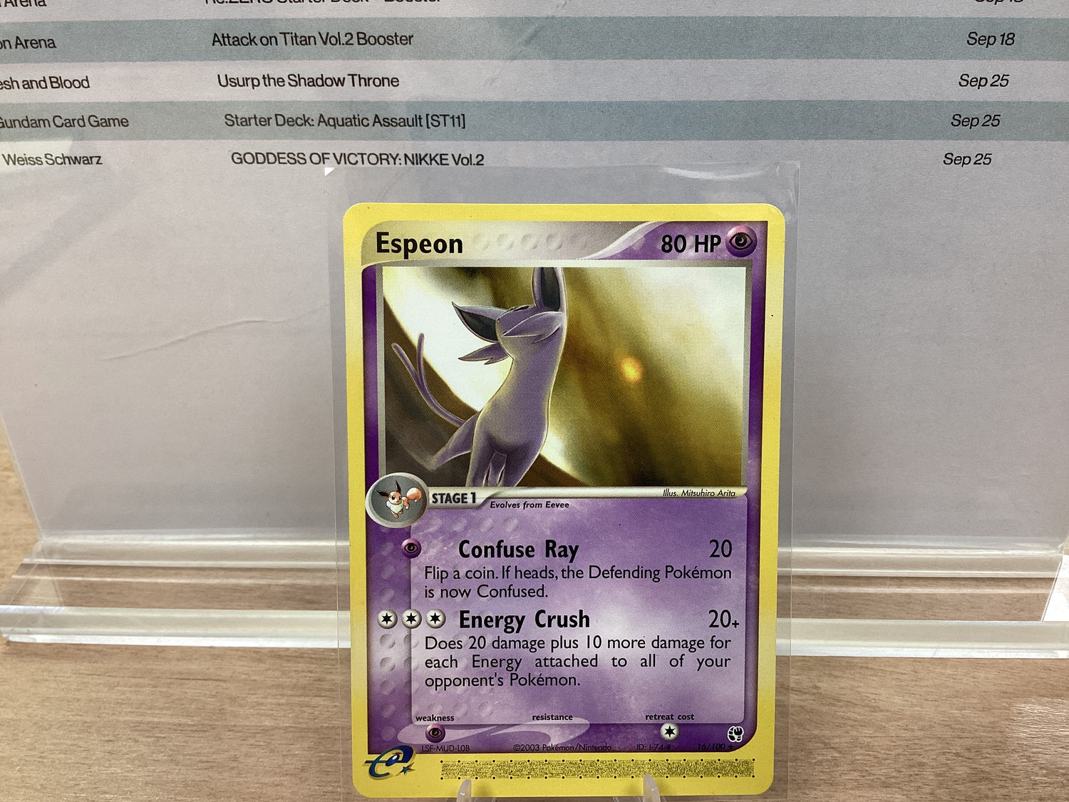 Pokemon Espeon 16/100