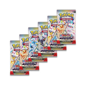 Pokemon Scarlet and Violet Prismatic Evolutions Booster Bundle Packs