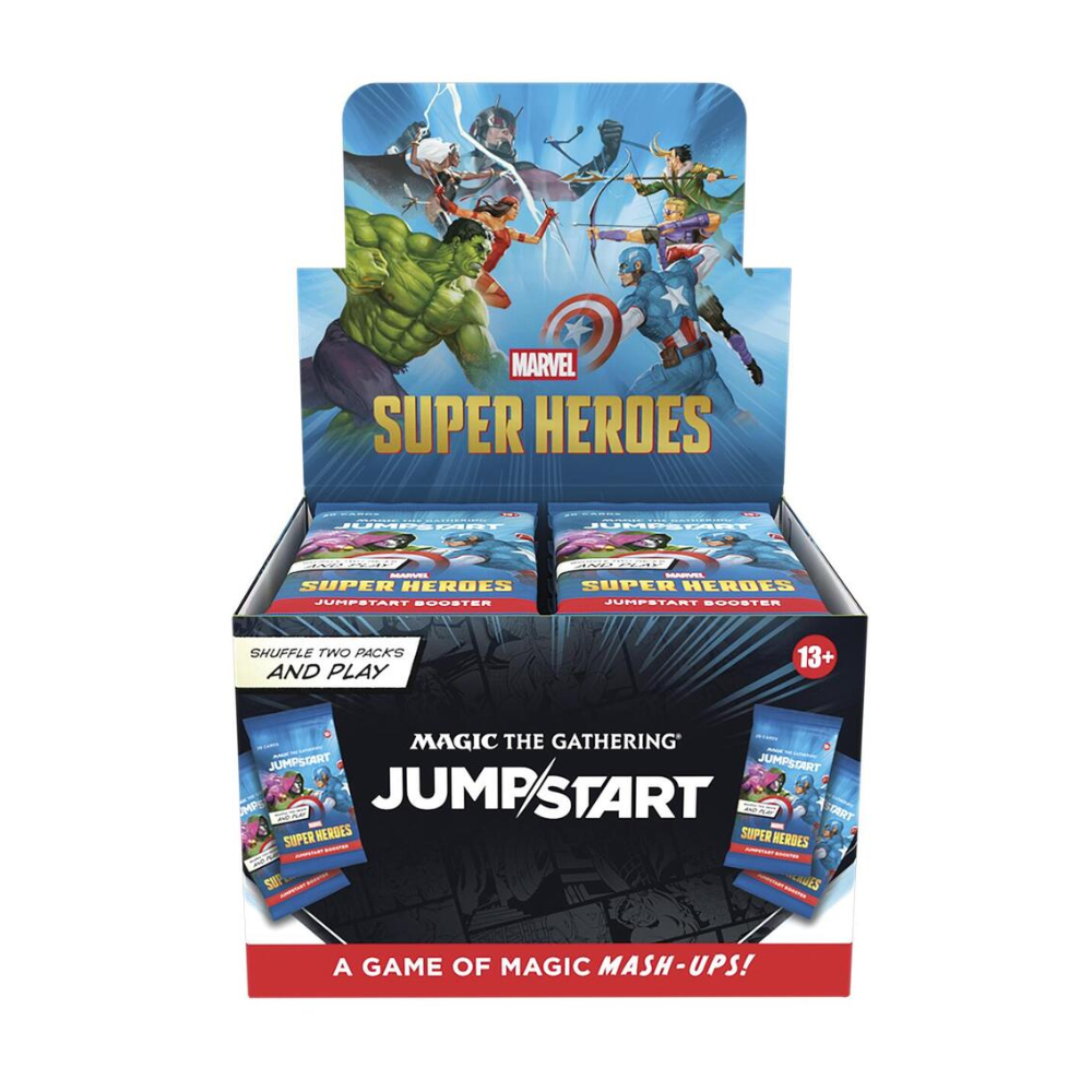 Magic The Gathering: Marvel Super Heroes - Jumpstart Booster Display - Marvel Super Heroes (MSH)