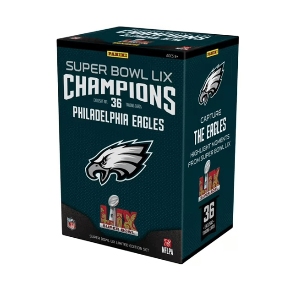 2024-2025 Panini Instant Philadelphia Eagles Super Bowl Champions LIX NFL Football Factory Sealed Exclusive Set 36 Cards
