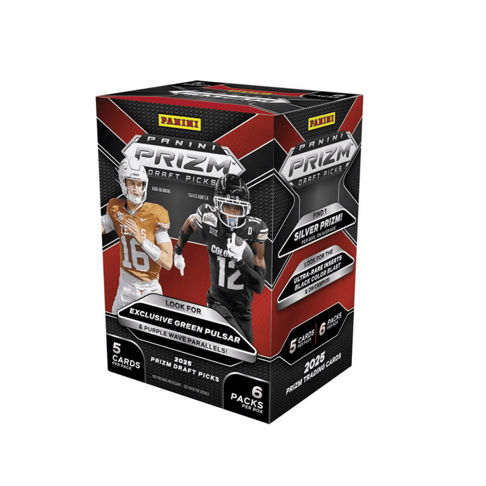2025 Panini Prizm Draft Picks Football Trading Card Blaster Box