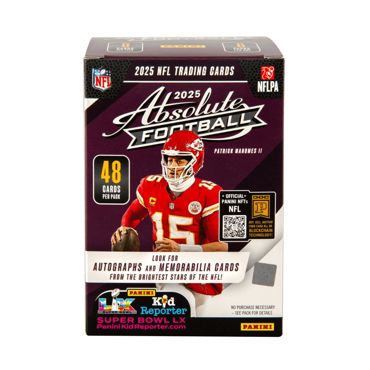 2025 Panini Absolute Football Trading Cards Blaster Box