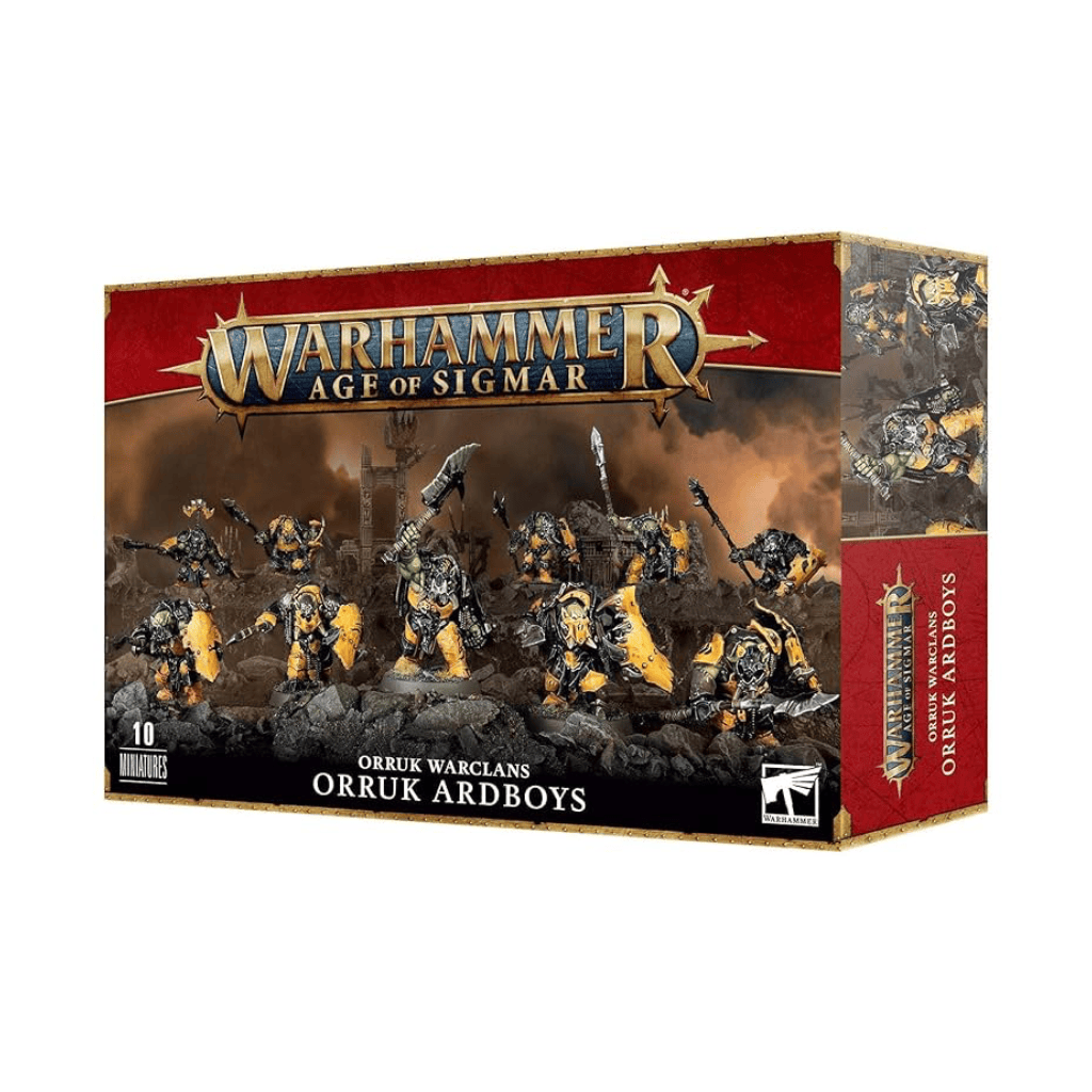 Warhammer Age of Sigmar Orruk Warclans "Orruk Ardboys" Miniatures Set