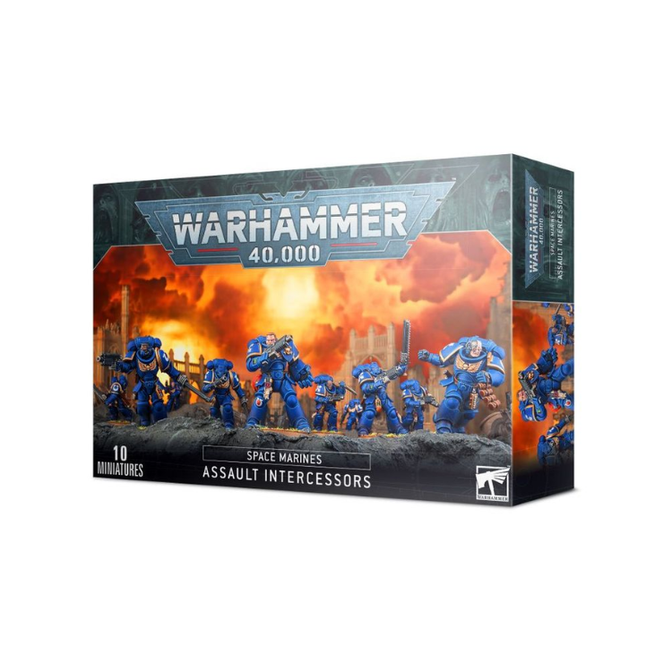Warhammer 40,000: Space Marines "Assault Intercessors" Miniatures Set
