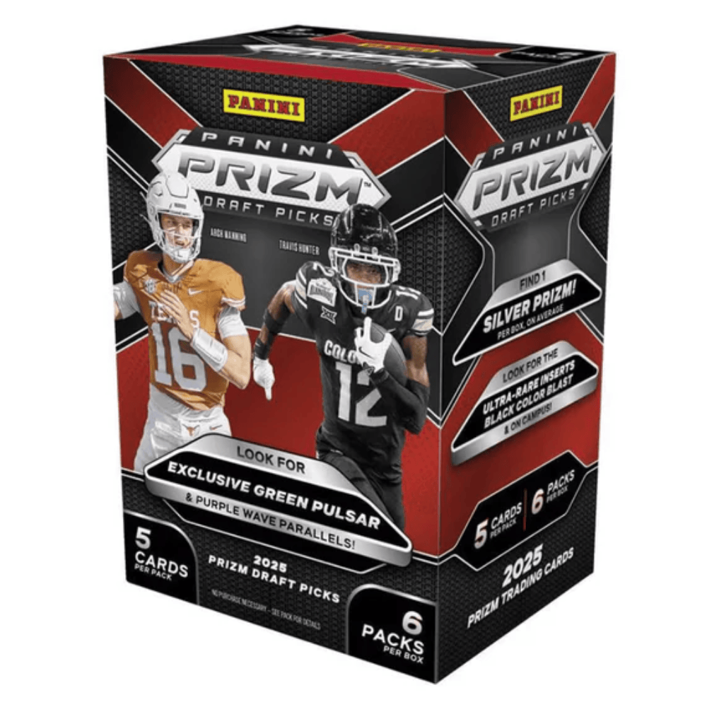 2025 Panini Prizm Draft Picks Football Trading Card Blaster Box