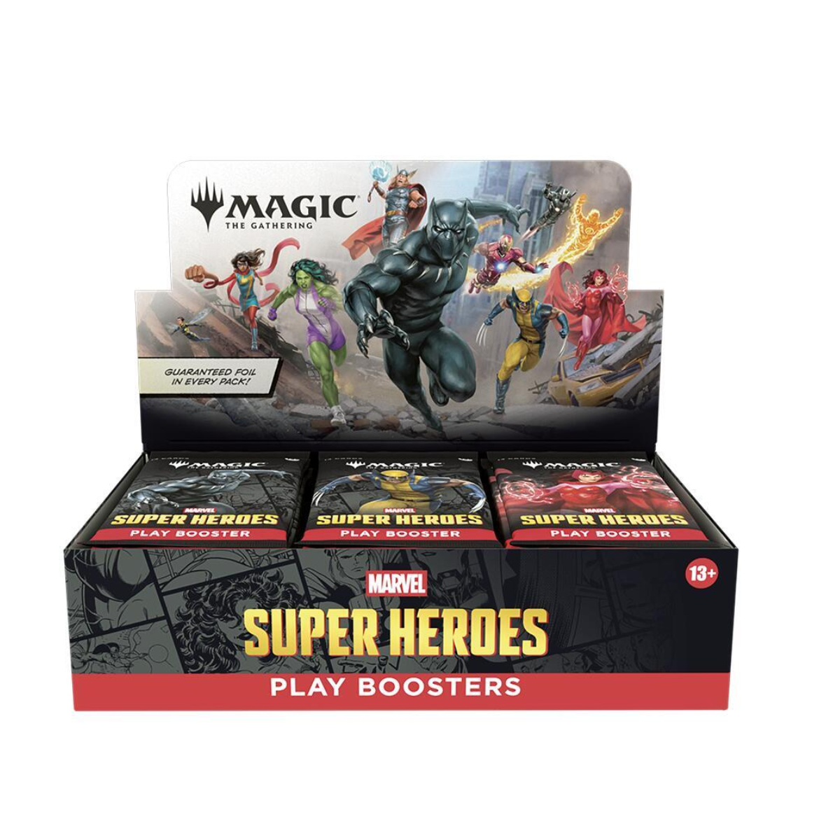 Magic The Gathering: Marvel Super Heroes - Play Booster Display - Marvel Super Heroes (MSH)