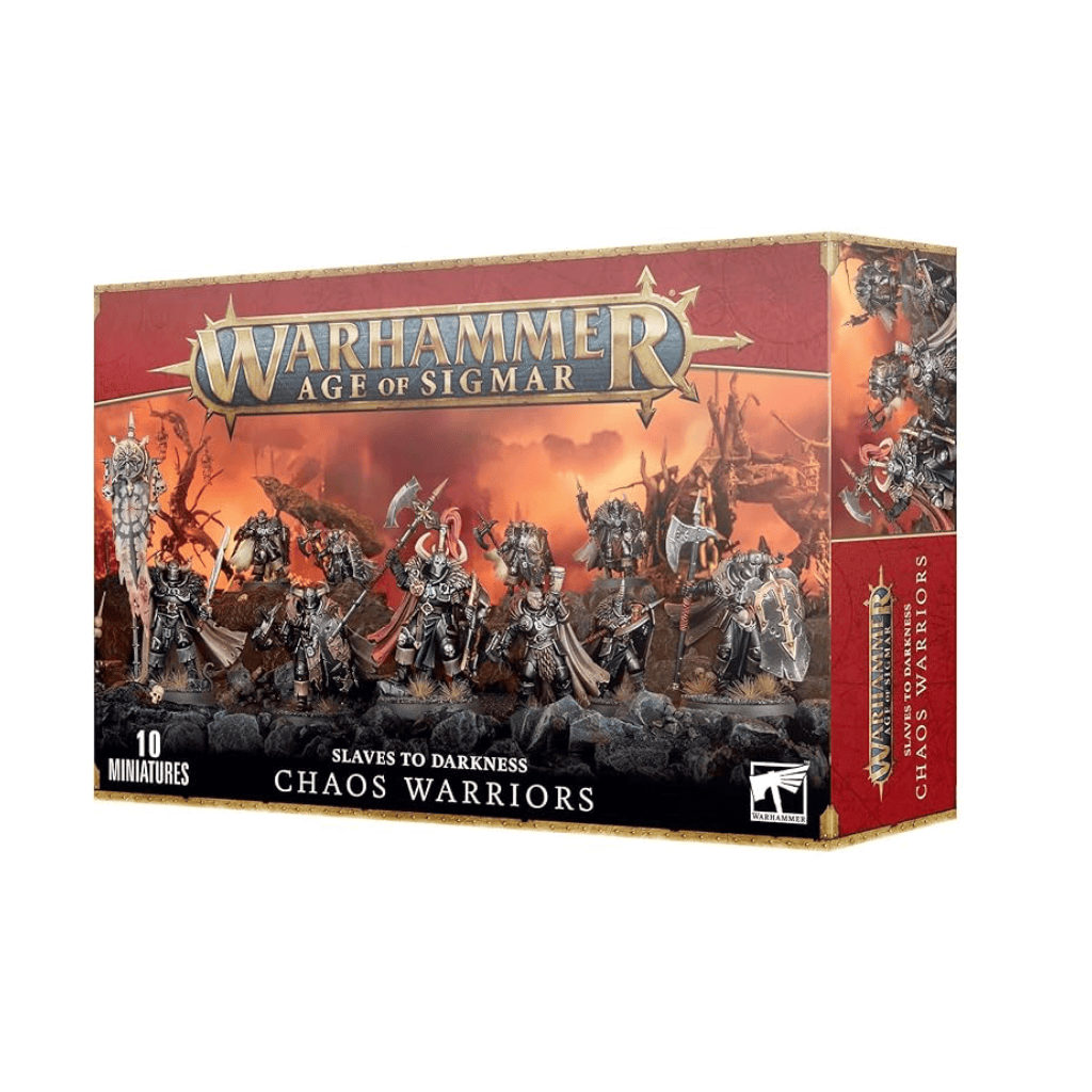 Warhammer Age of Sigmar Slaves to Darkness "Chaos Warriors" Miniatures Set