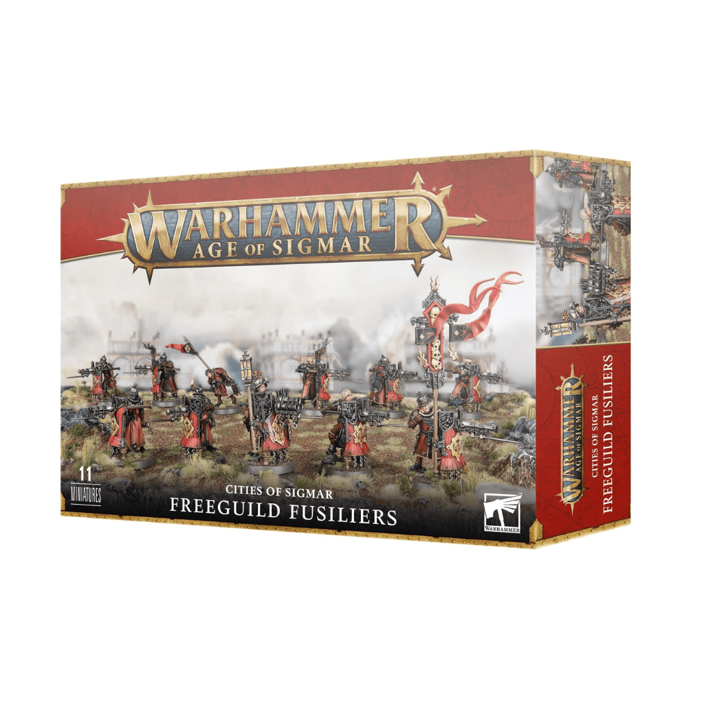 Warhammer Age of Sigmar Cities of Sigmar "Freeguild Fusiliers" Miniatures Set
