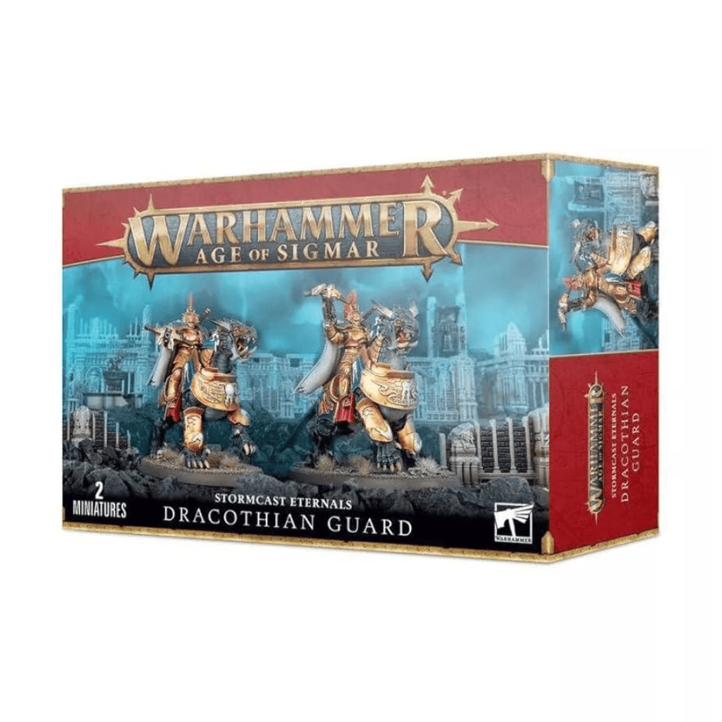 Warhammer Age of Sigmar Stormcast Eternals "Dracothian Guard" Miniatures Set