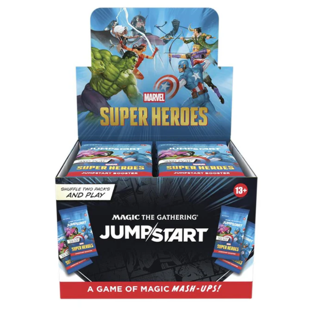 Magic The Gathering: Marvel Super Heroes - Jumpstart Booster Display - Marvel Super Heroes (MSH)