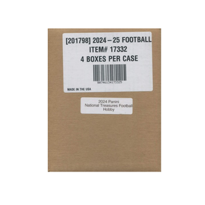 2024 Panini National Treasures Football 4-Box Hobby Case