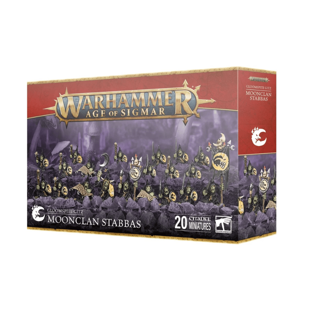 Warhammer Age of Sigmar Gloomspite Gitz "Moonclan Stabbas" Miniatures Set