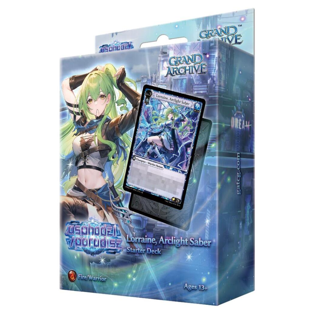 Grand Archive: .asphodel/paradise Starter Deck - Lorraine, Arclight Saber