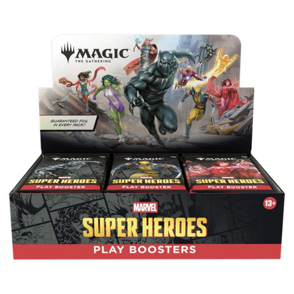 Magic The Gathering: Marvel Super Heroes - Play Booster Display - Marvel Super Heroes (MSH)