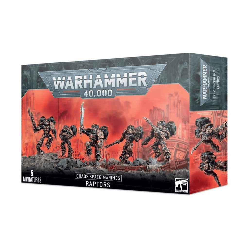 Warhammer 40,000 Chaos Space Marines "Raptors" Miniatures