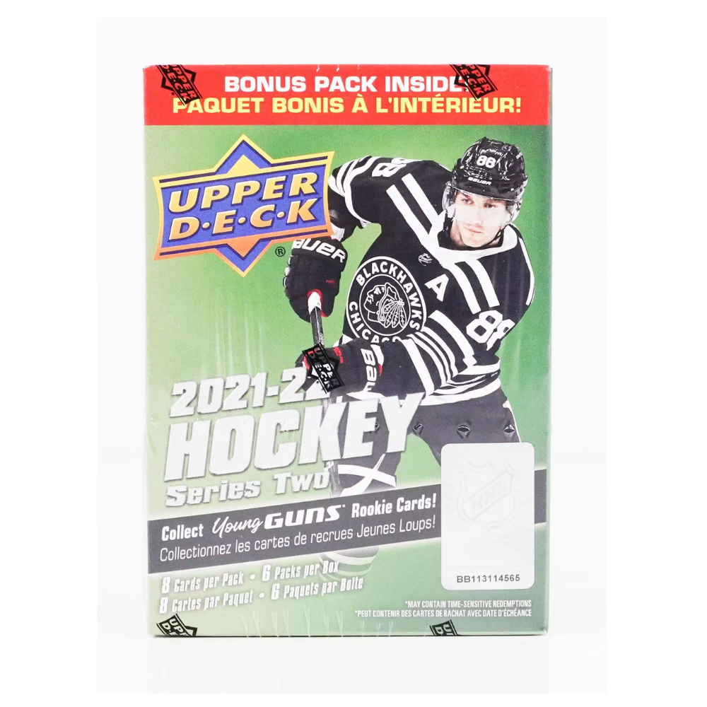 2021/22 Upper Deck Series 2 Hockey Blaster Box