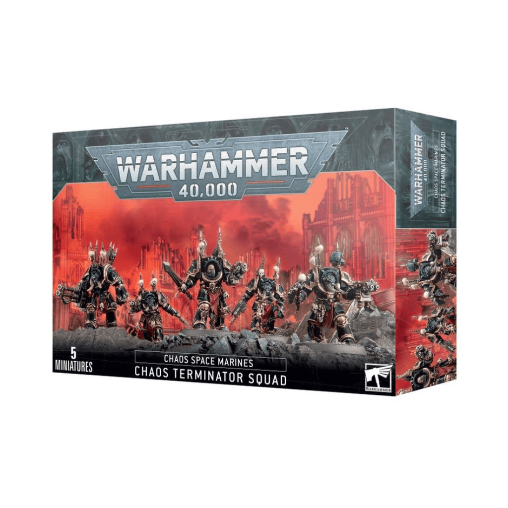 Warhammer 40,000 Chaos Space Marines "Chaos Terminator Squad" Miniatures