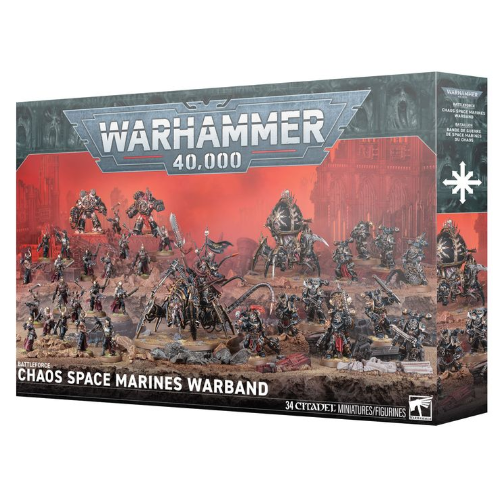 Warhammer 40,000: Battleforce - Chaos Space Marines Warband Miniatures Set