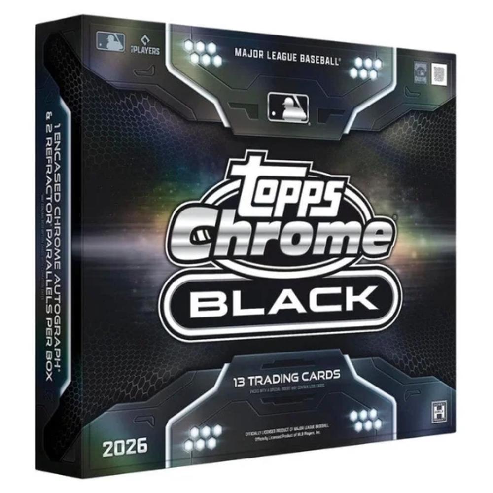 Topps Chrome Black 2026 Baseball Factory Sealed Hobby Box