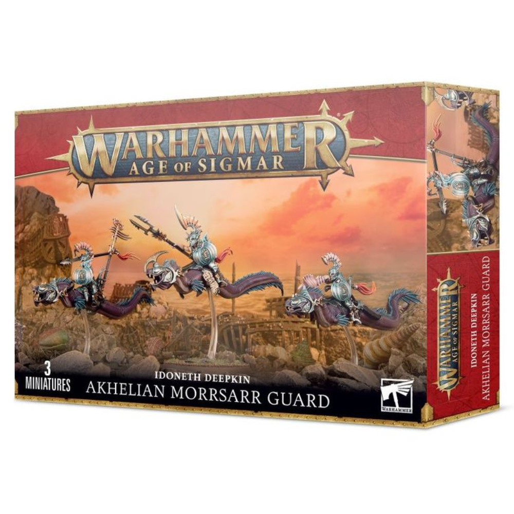 Warhammer Age of Sigmar: Idoneth Deepkin "Akhelian Morrsarr Guard" Miniatures Set
