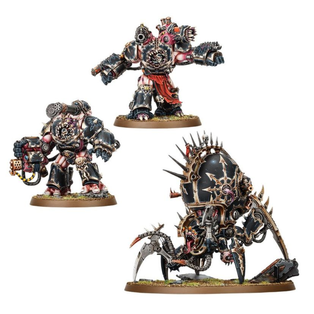 Warhammer 40,000: Chaos Space Marines "Venomcrawler and Obliterators" Miniatures Set
