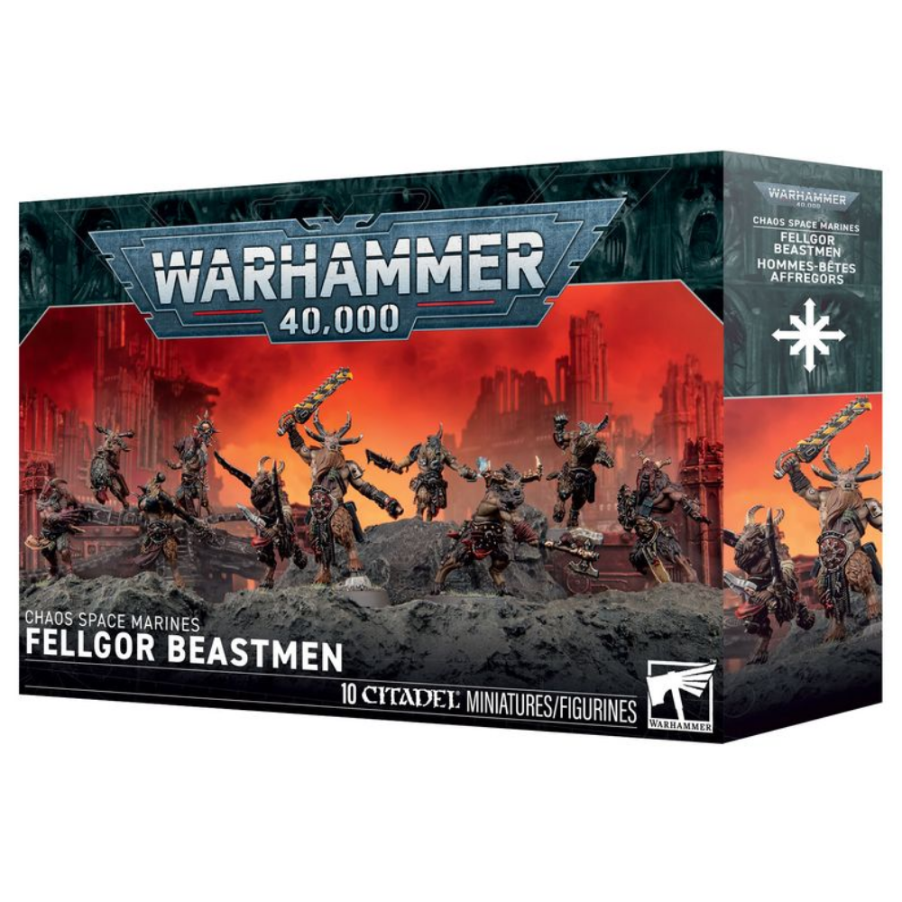 Warhammer 40,000: Chaos Space Marines "Fellgor Beastmen" Miniatures Set