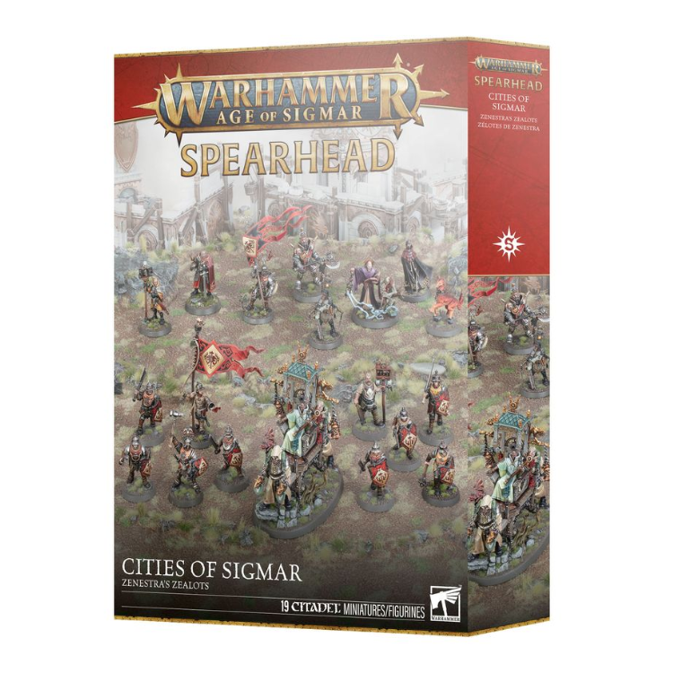 Waehammer: Age of Sigmar - Spearhead: Cities of Sigmar – Zenestra's Zealot Miniatures Set